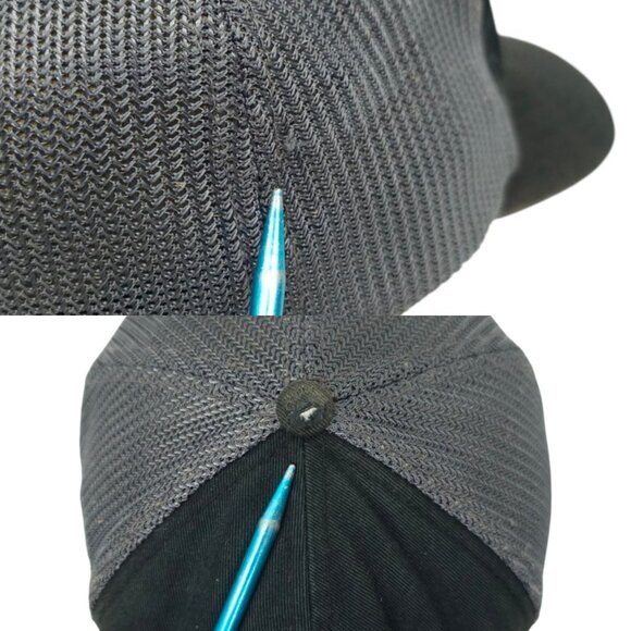 Columbia PFG Mesh Flexfit L/XL Cap Performance Fishing Gear Flag Patch Hat - Picture 5 of 15